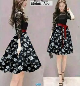 Magna dress Melati abu