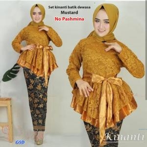 Set kinanti batik dws mustard