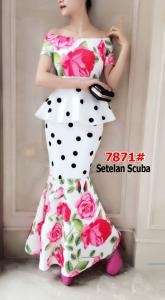 Setelan Import 7871 merah