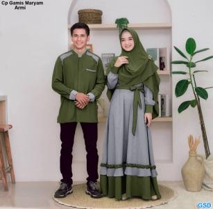 Cp Gamis Maryam Maroon