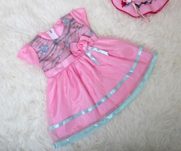 Dress kids bianca pink