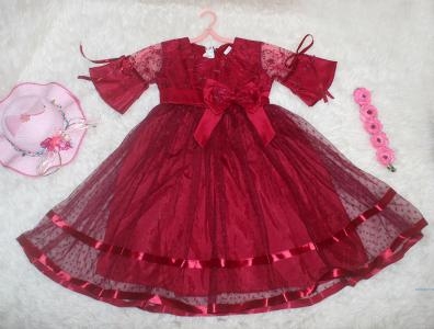 Dress Kids Viti Maroon