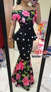 Setelan Import 7871 putih