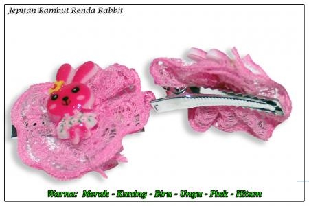 Jepitan Rambut Renda Rabbit