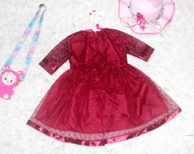 Dress Kids Jen maroon