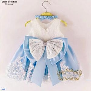 Dress Corry kids biru muda