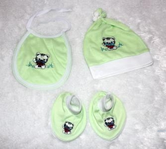 Set bayi polos tiger 01 hijau