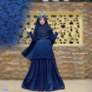 Rafania Kids navy-syari raffa kids