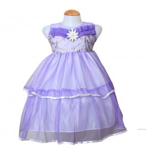 Dress Kids Meta ungu