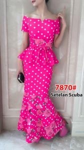 Setelan import 7870 pink