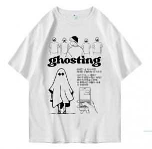 Hi VABA Oversized Ghosting Tshirt | Kaos Streetwear Unisex Tee