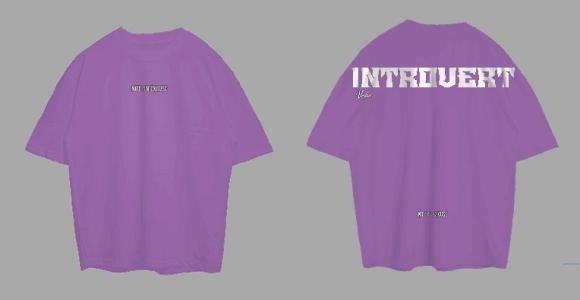 VABA Oversized Tshirt Introvert | Kaos Streetwear Unisex