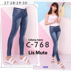 Celana jeans 768 lis mute