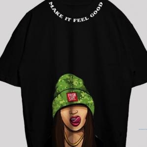 VABA Oversized Make It Feel Good Tshirt | Kaos Streetwear Unisex 