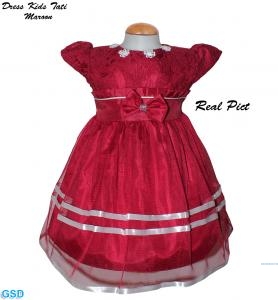 Dress Kids Tati Maroon