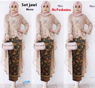 Set jawi brukat maroon