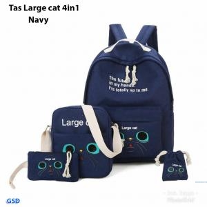 Tas large cat 4in1 navy