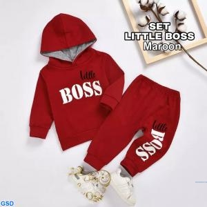 Set Little Boss hitam