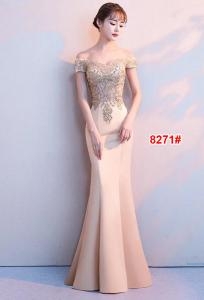 Longdress import 8271 krem