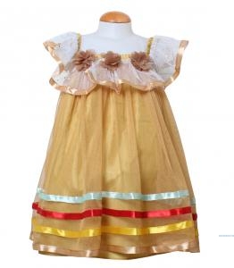 Dress Kids Santa kuning