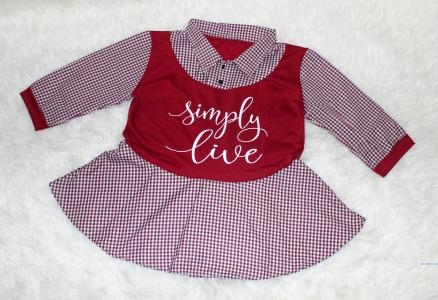 Blus simply 945 maroon