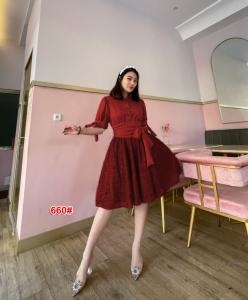 Dress 660# maroon