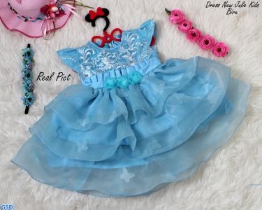 Dress New Julie Kids Biru