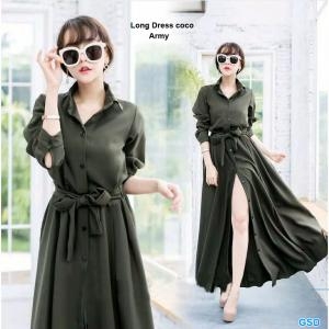 Long dress coco army