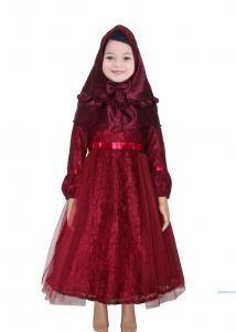 Hijab Kids GM03 maroon