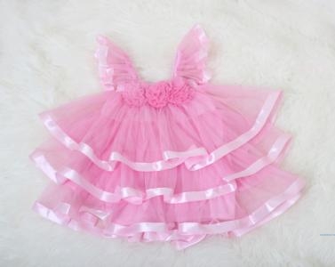 Dress kids olla soft pink