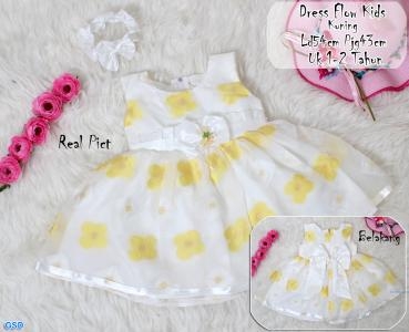 Dress flow kids kuning