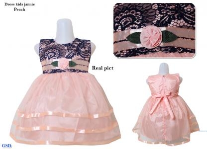 Dress kids jannie peach