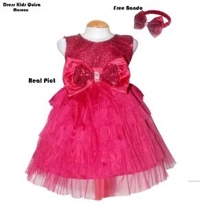 Dress Kids Quisa Maroon