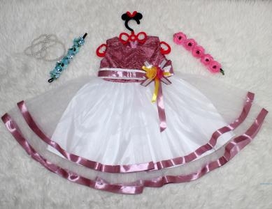 Dress Kids Isabel Brukat pink