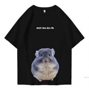 Hi VABA Oversized Chincillas Tshirt | Kaos Streetwear Unisex Tee