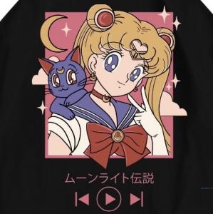 Hi VABA Oversized Sailor Moon Tshirt | Kaos Streetwear Unisex Tee