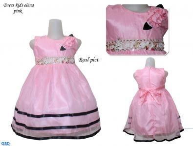 Dress kids elena pink