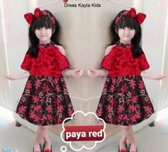 Dress Kayla kids maroon