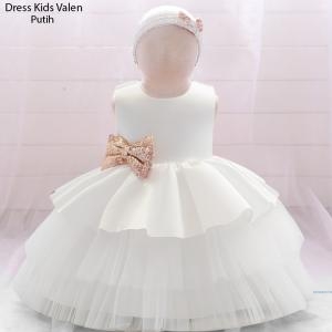 Dress Kids Valen Putih