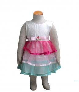 Dress kids olive soft pink