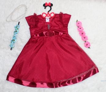 Dress Kids Sifa Maroon