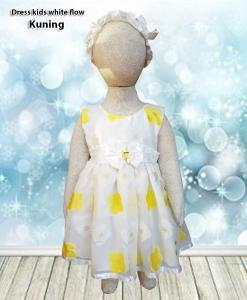 Dress kids white flow