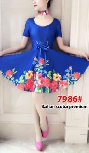 Dress import 7986 blue