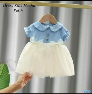 Dress Kids Mecha Putih