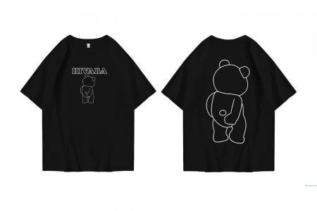 Hi VABA Oversized Bear Harrington Tshirt | Kaos Streetwear Unisex Tee