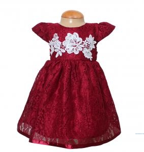 Dress Kids Paula Maroon