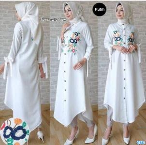 Tunik Twis Flow Putih