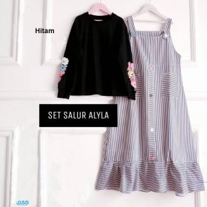 Set Alyla 2in1 Kids hitam