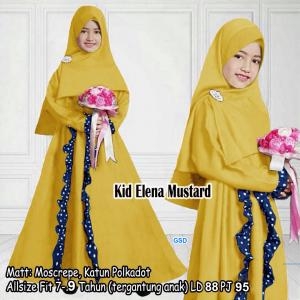 Gamis elena mustard