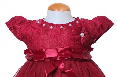 Dress Kids sally maroon